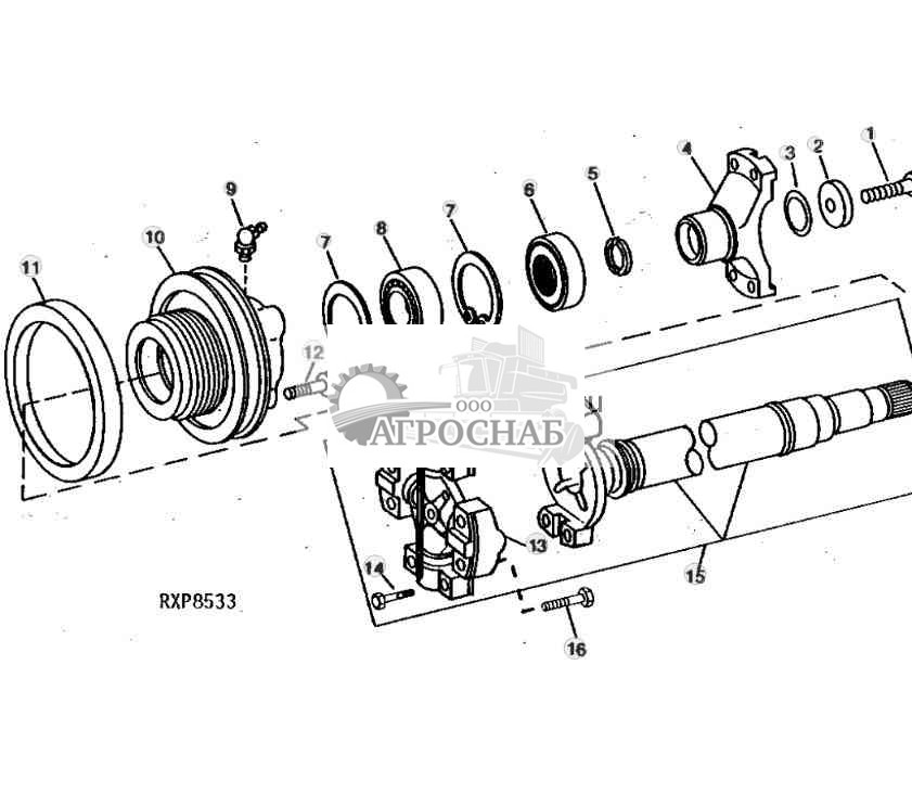 Rear Axle Drive Shaft (MST) 